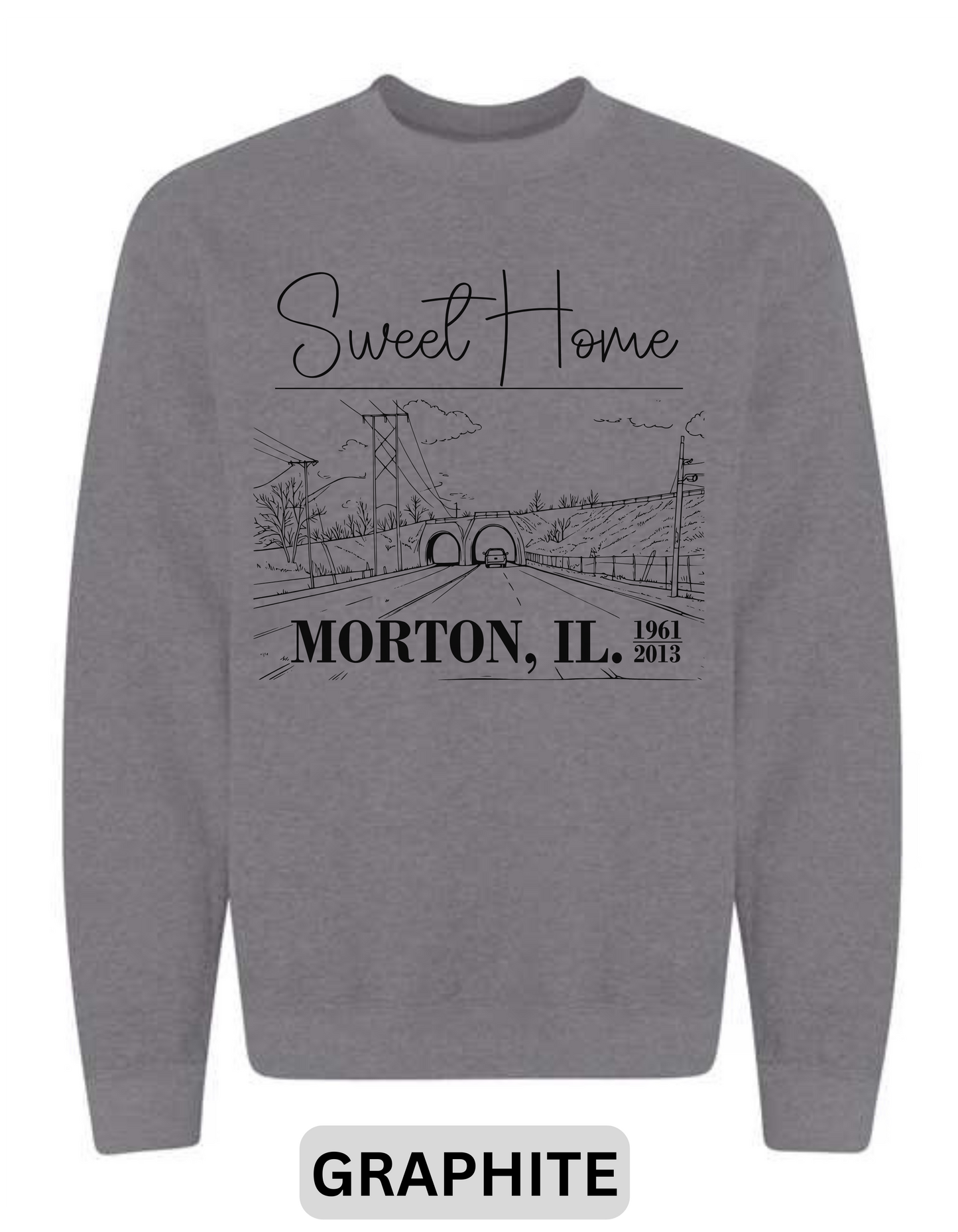 Morton's old tunnels design - Pre-Order will open Monday, OCTOBER 20TH Preorders ONLY- Crewneck sweater