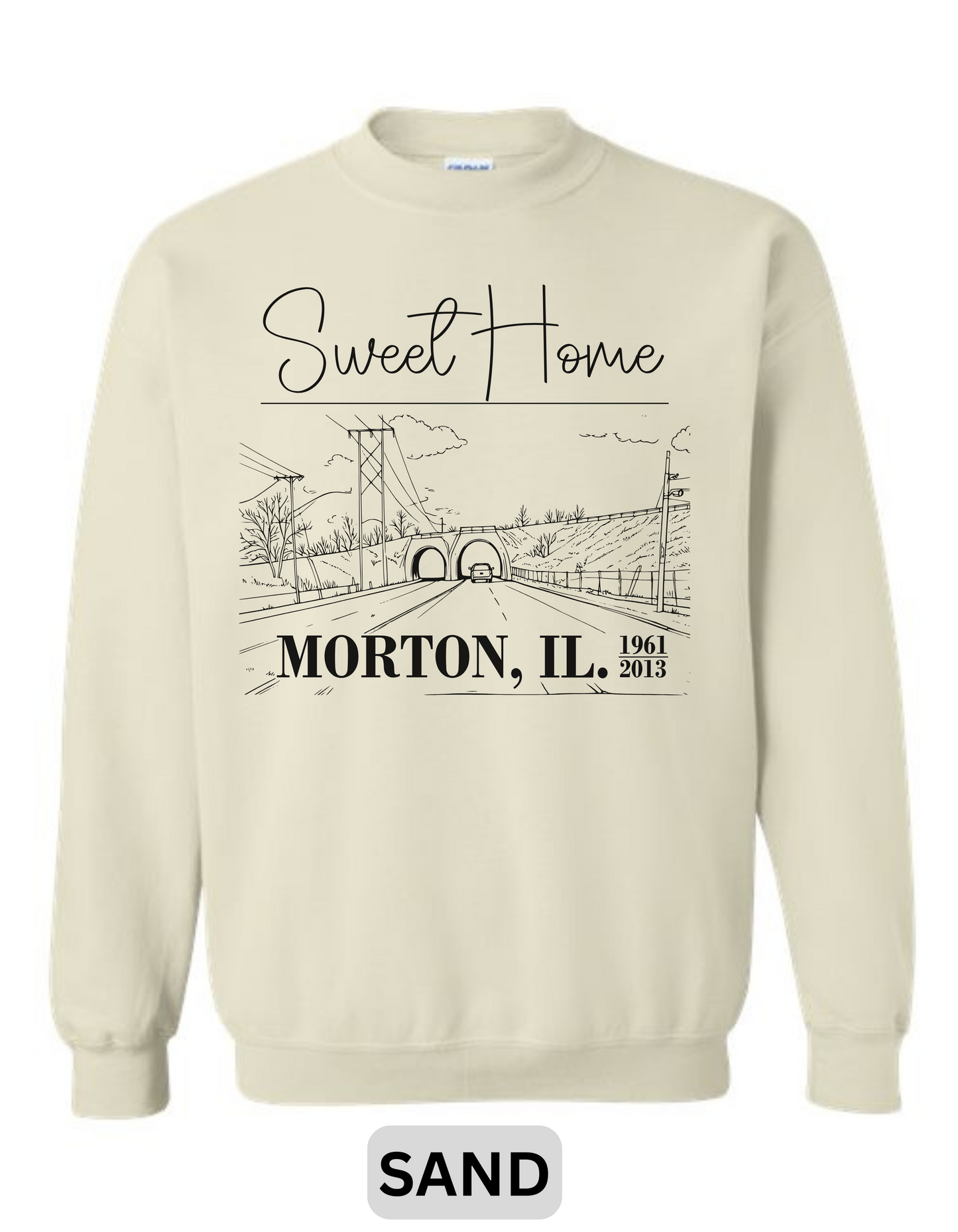Morton's old tunnels design - Pre-Order will open Monday, OCTOBER 20TH Preorders ONLY- Crewneck sweater