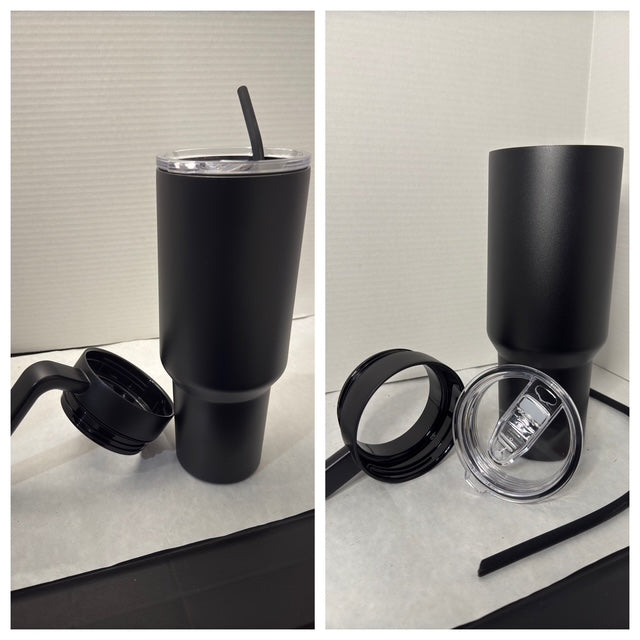 Tumbler 40 oz Beach ready with engraved design