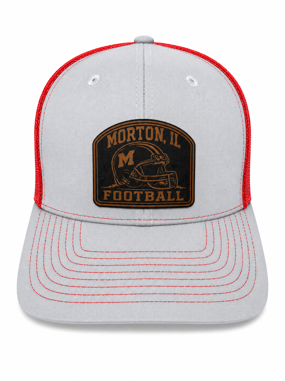 Morton, IL Football Hat Patch