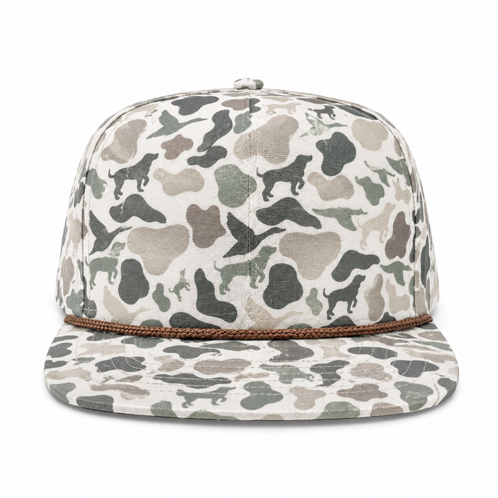 Richardson 168P – 7 Panel Trucker - Bark Duck Camo