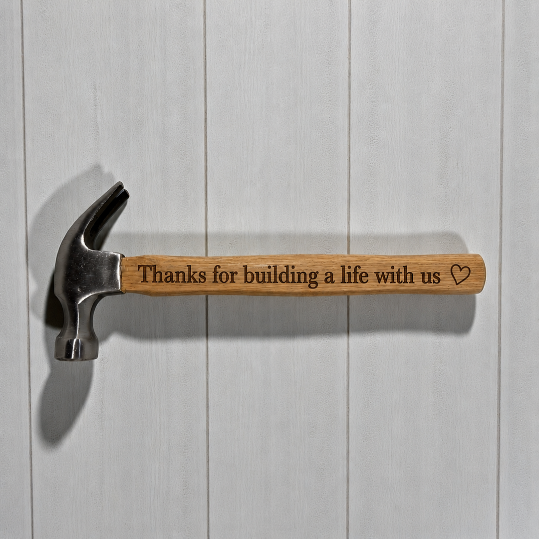 Personalized Engraved Hammer | Custom Name &amp; Logo Gift