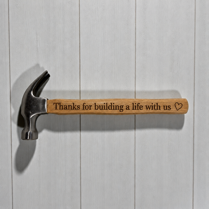 Personalized Engraved Hammer | Custom Name &amp; Logo Gift