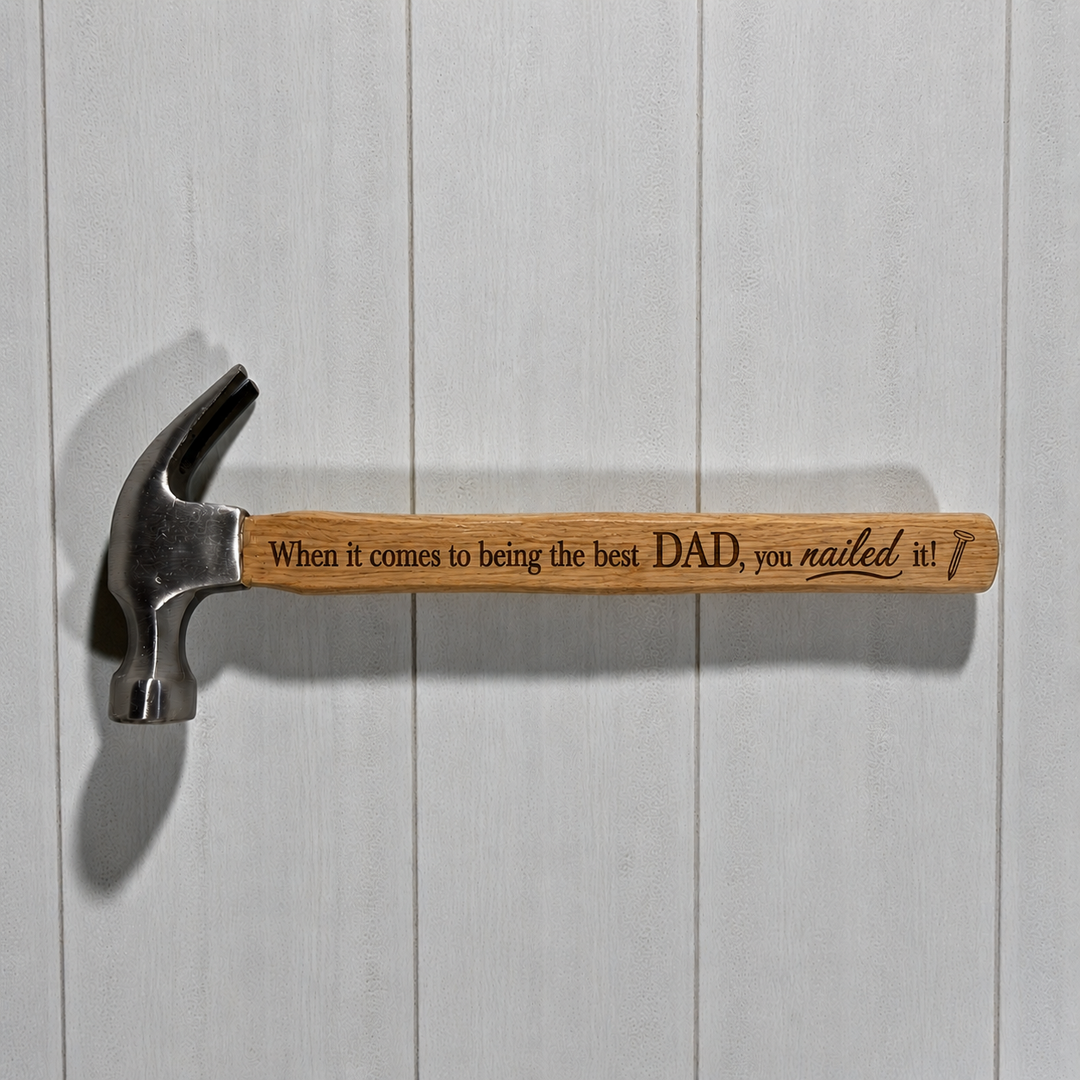Personalized Engraved Hammer | Custom Name &amp; Logo Gift