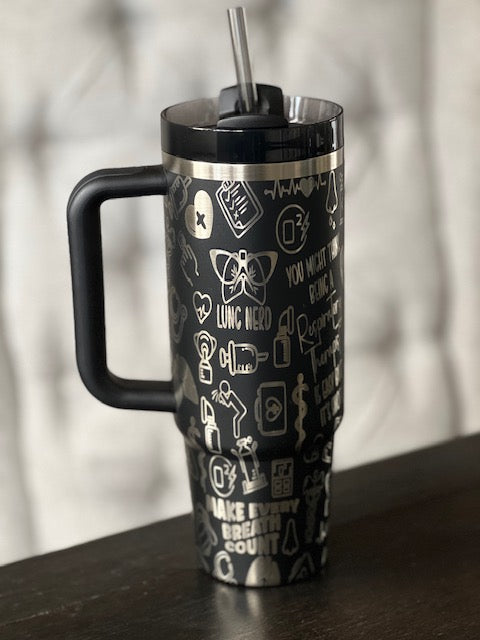 Respiratory Therapist - RRT - Engraved Tumbler 30 OZ