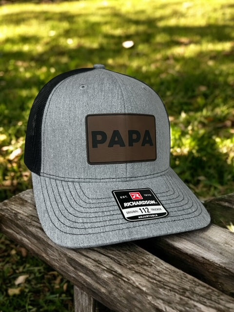 Richardson 112 Structured hat with PAPA Hat Patch