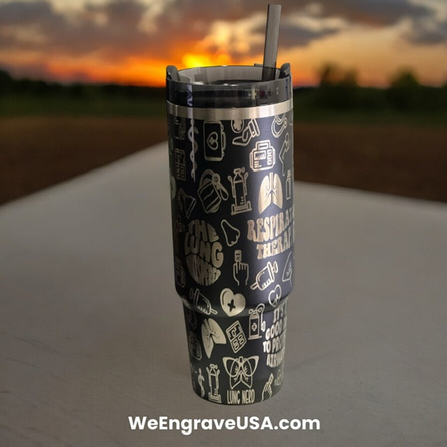 Respiratory Therapist - RRT - Engraved Tumbler 30 OZ