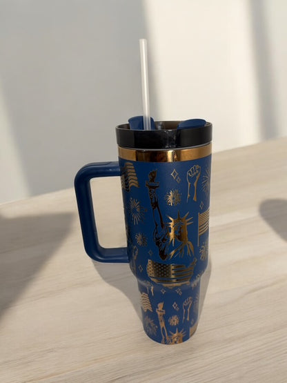 Patriotic Statue of Liberty 40oz tumbler