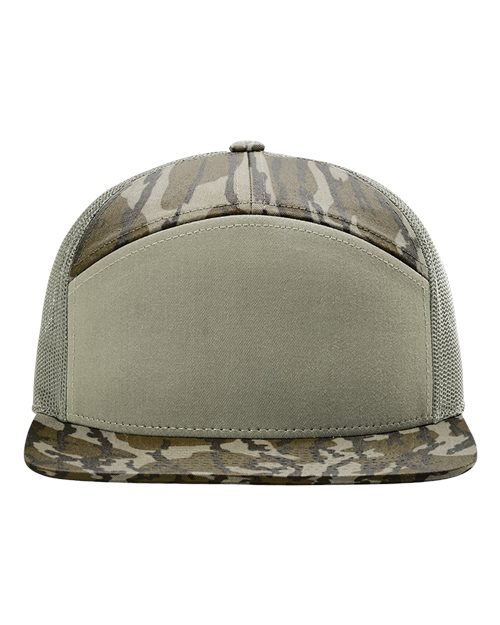 Richardson 168P – 7 Panel Trucker - Bottomland Loden