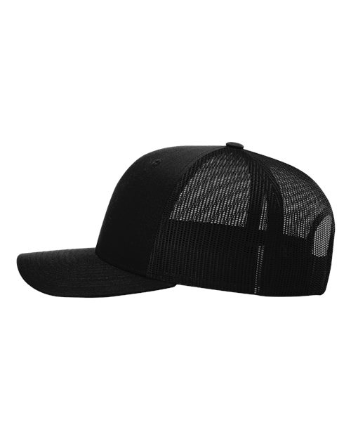 Richardson 112 Trucker Hat - Black