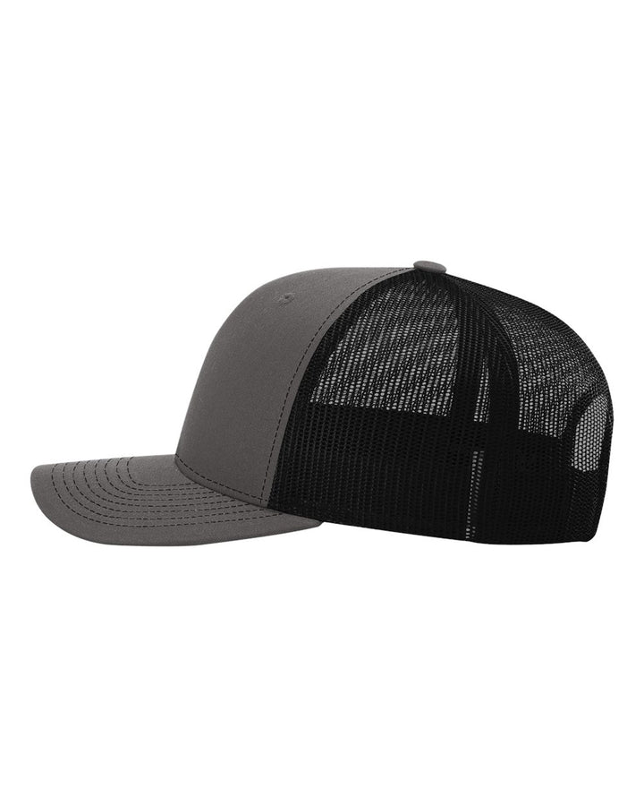 Richardson 112 Trucker Hat - Charcoal/Black/Charcoal