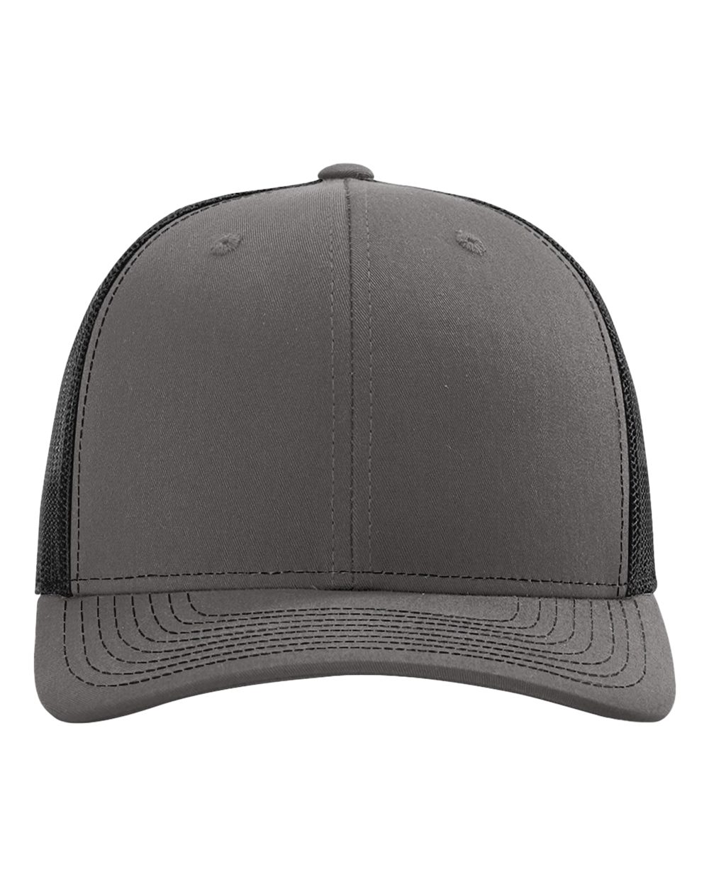 Richardson 112 Trucker Hat - Charcoal/Black/Charcoal