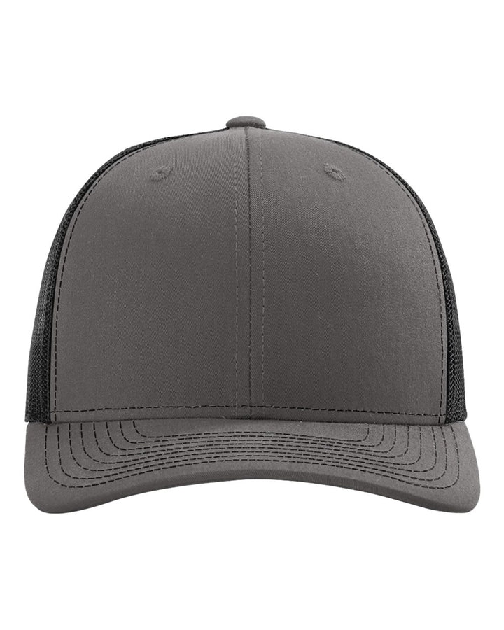 Richardson 112 Trucker Hat - Charcoal/Black/Charcoal