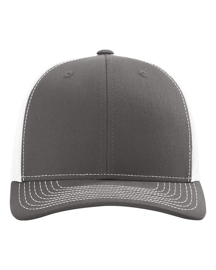Richardson 112 Trucker Hat - Charcoal Grey/White