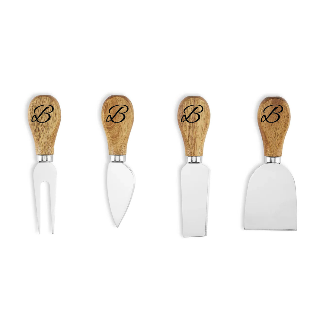 Personalized Charcuterie Board Set – Engraved Marble &amp; Acacia Wood | 11-Piece Gift Set