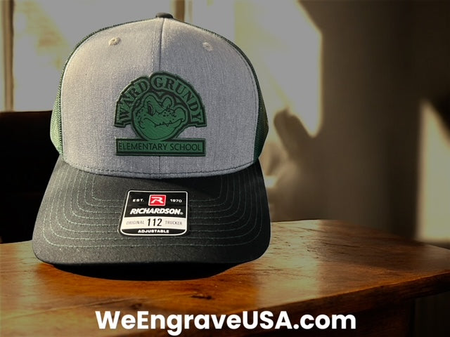 Ward Grundy Green/Black Hat Patch and Hat to match