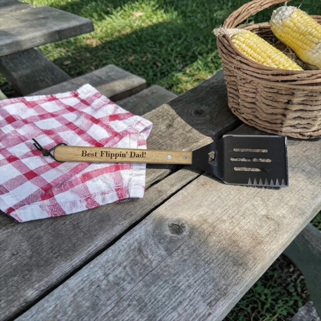 Spatula Engraved - Best Flippin Dad