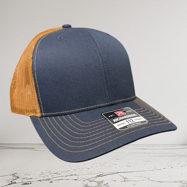 Custom Camo Flag | Richardson 112 w/ Engraved letherette Camo Patch
