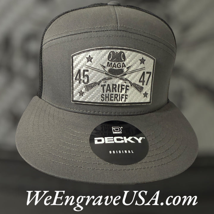 Tariff Sheriff Hat Patches for Hats