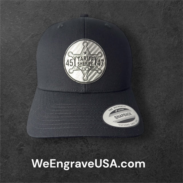 Tariff Sheriff Design two - Hat Patches for Hats