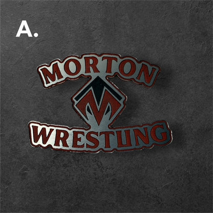 Morton Wrestling - Rope Hat with Custom hat patch