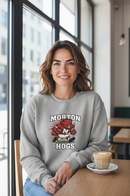 Morton Football Hogs Crewneck - 1 left