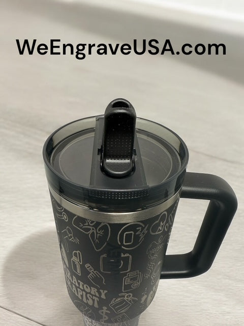 Respiratory Therapist - RRT - Engraved Tumbler 40 OZ