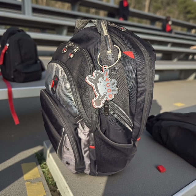 Morton Wrestling - CUSTOM Double sided Bag tag