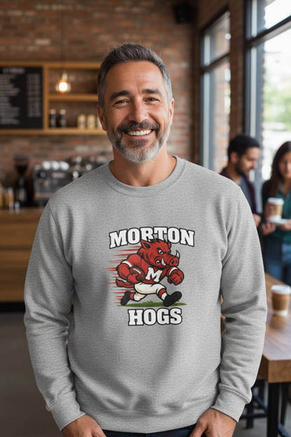 Morton Football Hogs Crewneck - 1 left