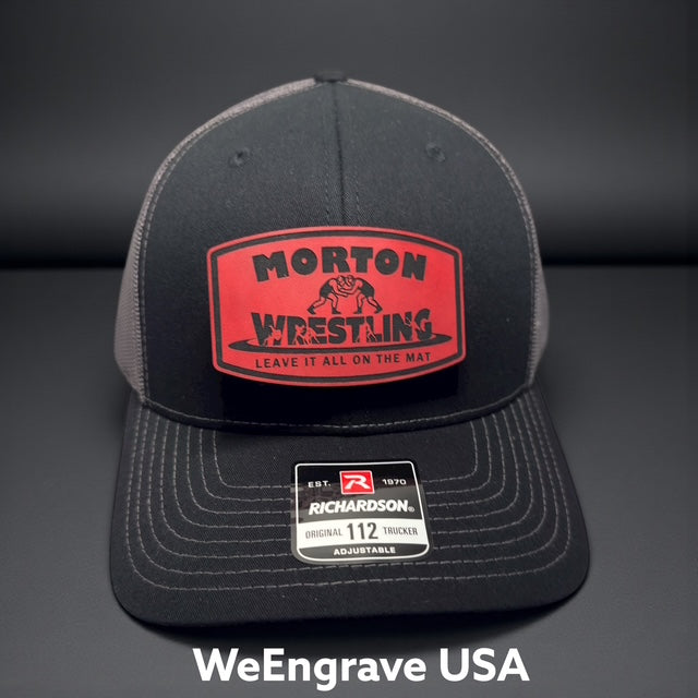 Morton Wrestling - Two tone color hat with MHS Wrestling patch