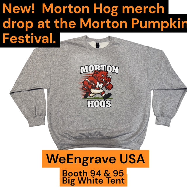 Morton Football Hogs Crewneck - 1 left