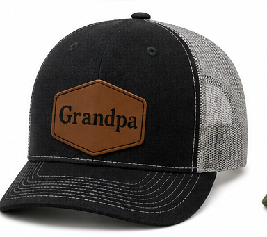 Custom Engraved Patch Trucker Hats – Father&