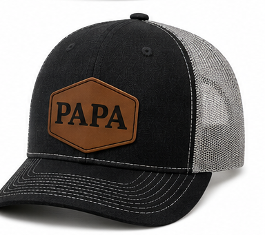 Custom Engraved Patch Trucker Hats – Father&