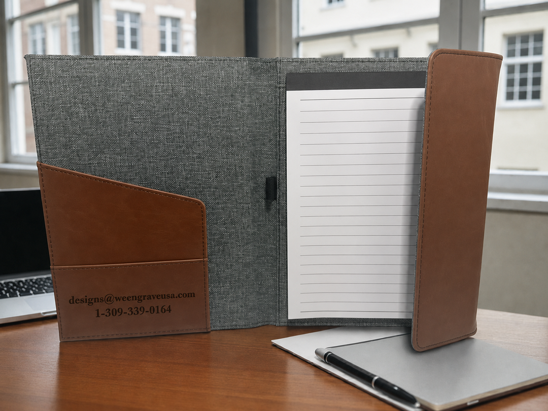 Portfolio Notepad | Custom Engraved
